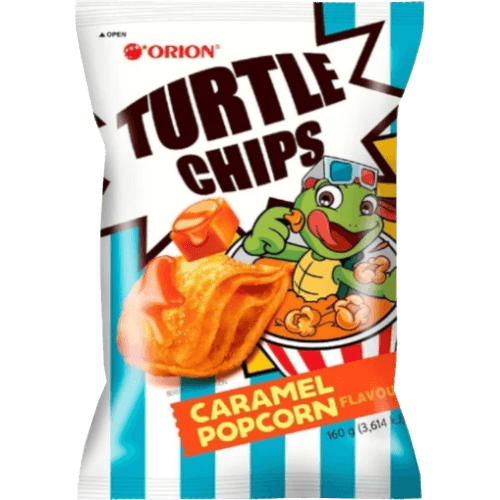 Orion Caramel Popcorn Turtle Chips
