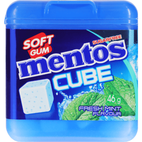 Mentos Fresh Mint Flavour Cube Gum
