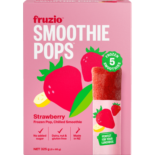 Fruzio Strawberry Smoothie Pops
