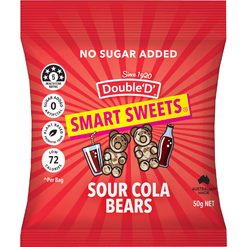 Double 'D' Sour Cola Bears Smart Sweets