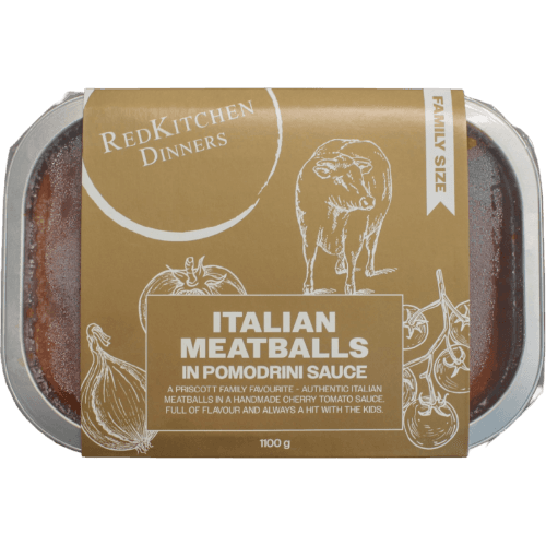 REDKITCHEN Ready Meal Italian Meatballs In Pomodrini Sauce