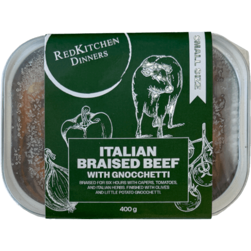 REDKITCHEN Italian Braised Beef With Gnocchetti Small Ready Meal