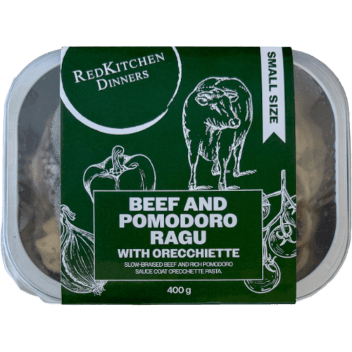 REDKITCHEN Beef And Pomodoro Ragu With Orechiette Small Ready Meal