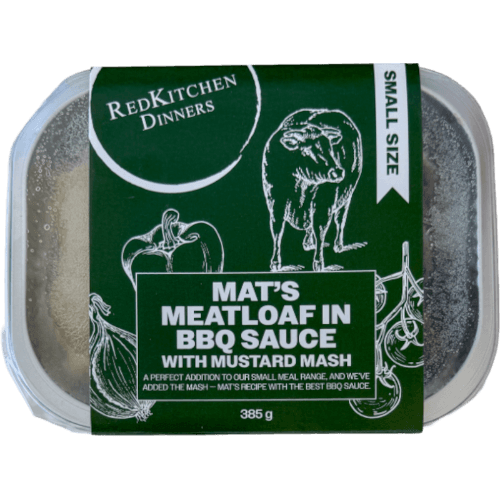 REDKITCHEN Mat's Meatloaf In BBQ Sauce With Mustard Mash Small Ready Meal