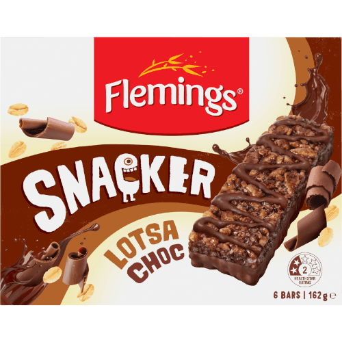 Flemings Snacker Lotsa Choc Muesli Bar