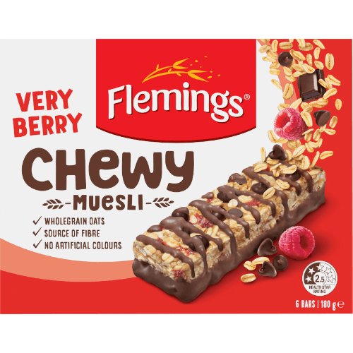 Flemings Chewy Very Berry Muesli Bar