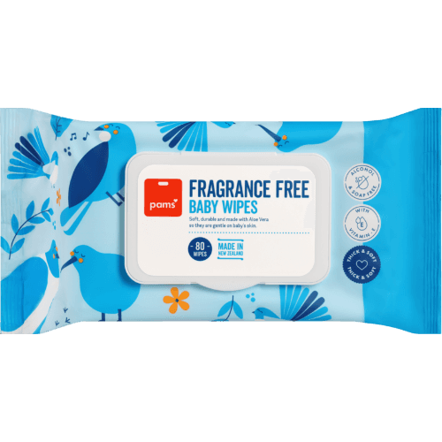 Pams Fragrance Free Baby Wipes