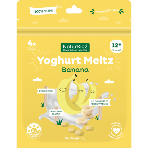 NaturKidz Banana Yoghurt Meltz