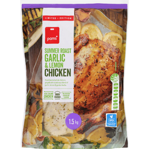 Pams Summer Roast Garlic & Lemon Chicken