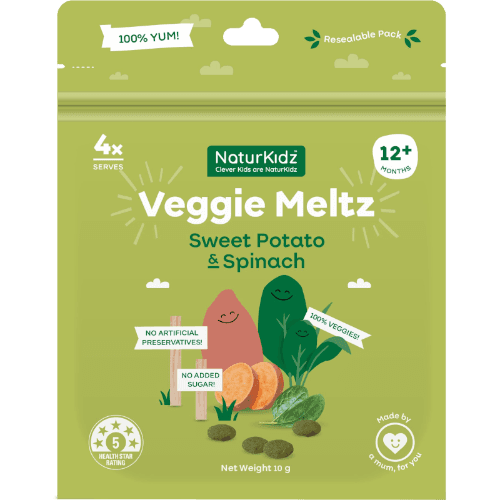 NaturKidz Sweet Potato & Spinach Veggie Meltz