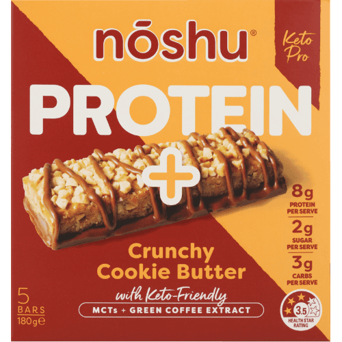 Noshu Crunchy Cookie Butter Protein Bar