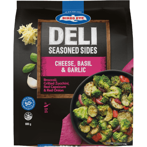 Birds Eye Cheese Basil & Garlic Mixed Veg