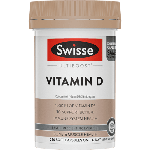 Swisse Ultiboost Vitamin D3 1000iu Vitamins