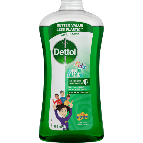 Dettol Kids Colour Foaming Aloe Vera Hand Wash Refill