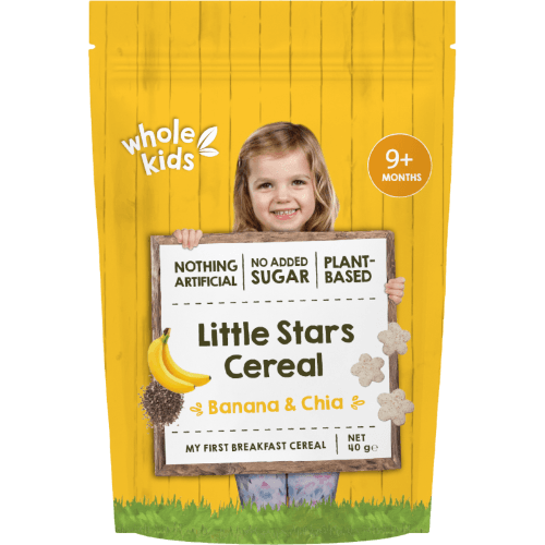 Whole Kids Banana & Chia Little Stars Cereal 9+ Months