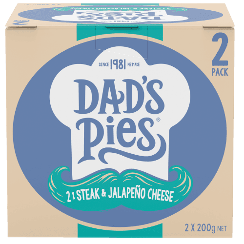 Dad's Pies Steak & Jalapeño Cheese Pies