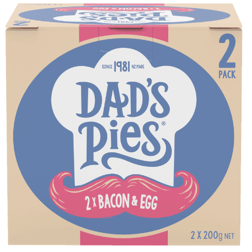 Dad's Pies Bacon & Egg Pies