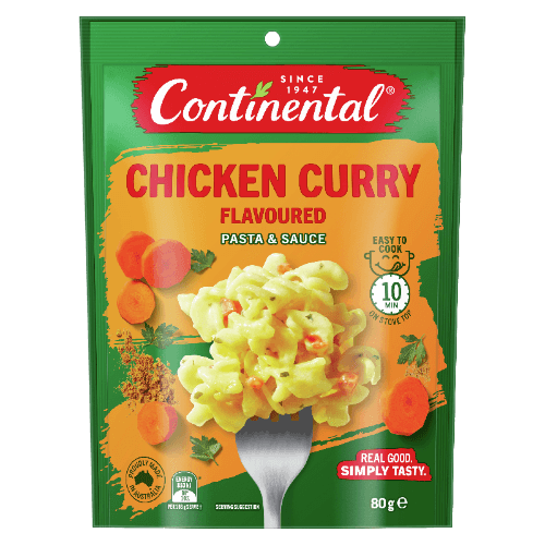 Continental Chicken Curry Flavoured Pasta & Sauce