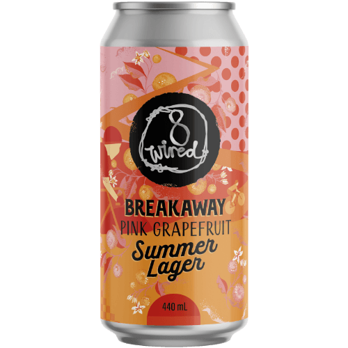 8 Wired Breakaway Pink Grapefruit Summer Lager