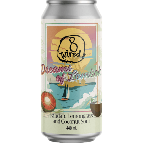8 Wired Dreams of Lombok Pandan, Lemongrass & Coconut Sour Ale