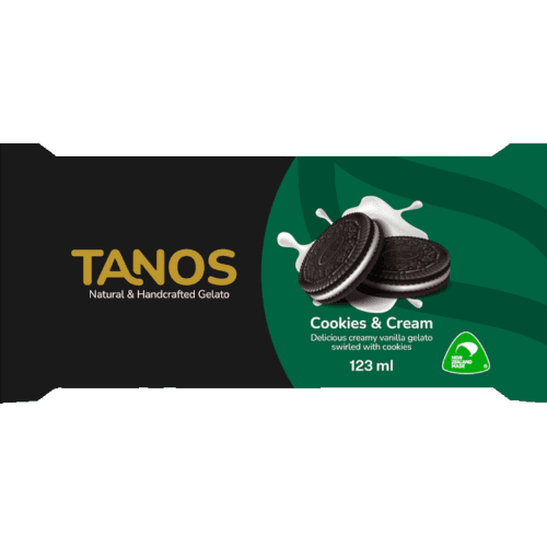 Tanos Cookies & Cream Ice Cream