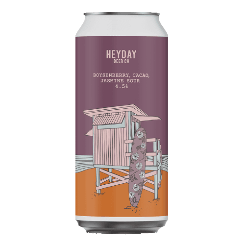 Heyday Beer Co Boysenberry Cacao & Jasmine Sour
