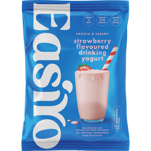 Easiyo Smooth & Creamy Strawberry Flavoured Drinking Yogurt Base
