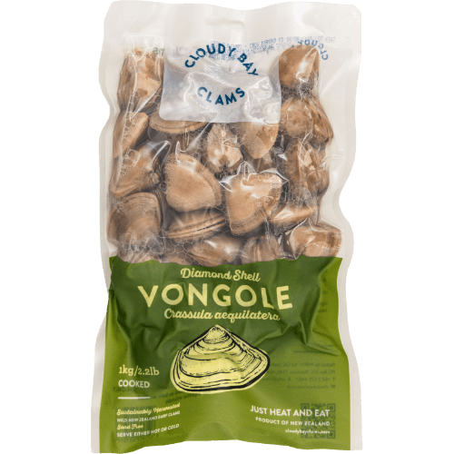 Cloudy Baby Clams Blanched Diamond Shell Vongole