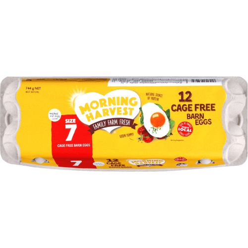 Morning Harvest Cage-Free Barn Size 7 Eggs