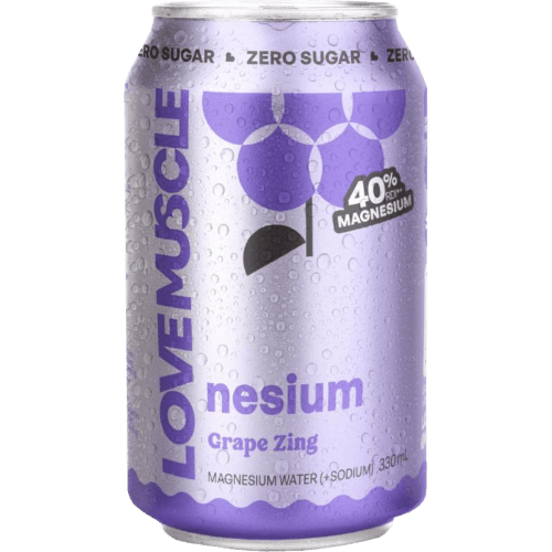 Love Muscle Nesium Grape Zing Magnesium Water