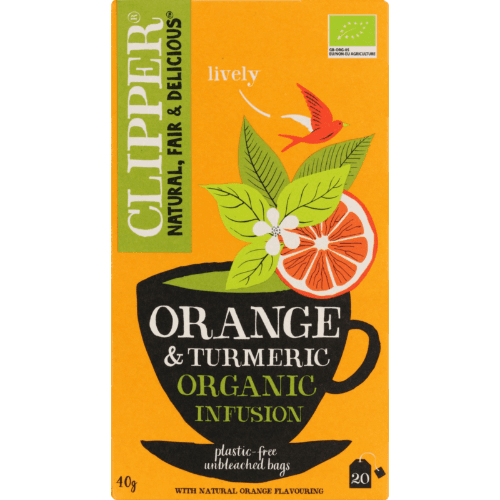 Clipper Orange & Turmeric Infusion Organic Tea