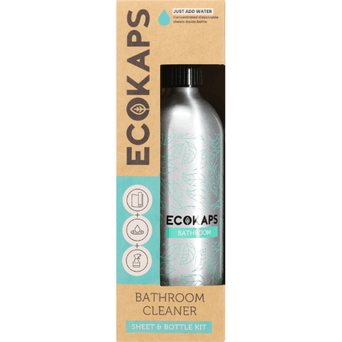 Ecokaps Lavender Bathroom Cleaner Sheet & Bottle Kit