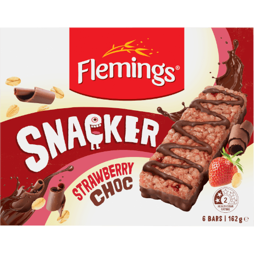 Flemings Snacker Strawberry Choc Muesli Bar