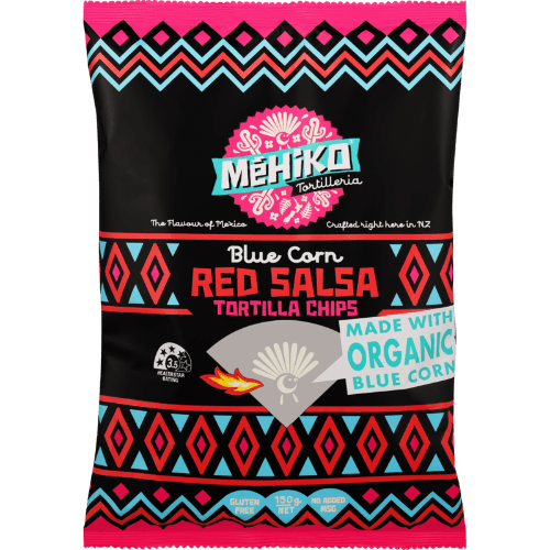 Mehiko Red Salsa Blue Corn Tortilla Chips