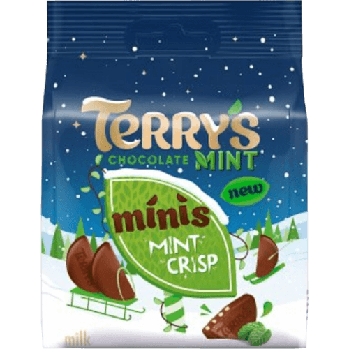 Terry's Chocolate Mint Mini Crisps