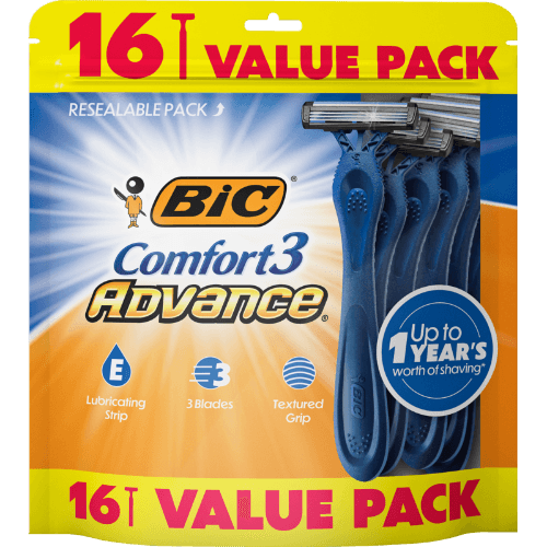 Bic Comfort 3 Advance Shaver Value Pack