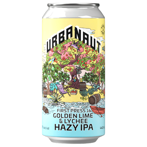 Urbanaut First Press 16 Golden Lime & Lychee Hazy IPA