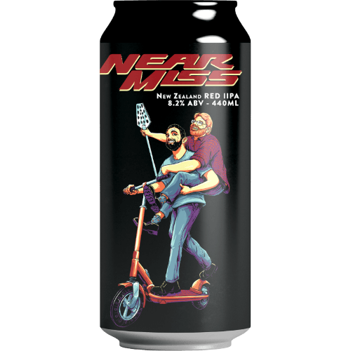Double Vision Brewing Company Near Miss New Zealand Red IIPA