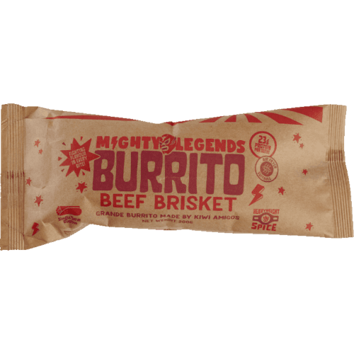 MIGHTY LEGENDS Beef Brisket Burrito