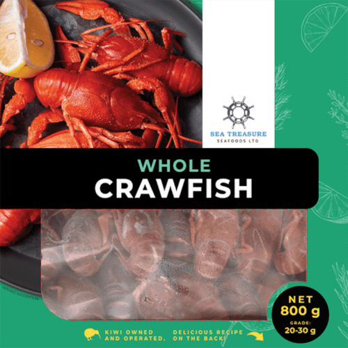 Sea Treasure Seafoods Whole Ckd 20-30g 10 X Crawfish