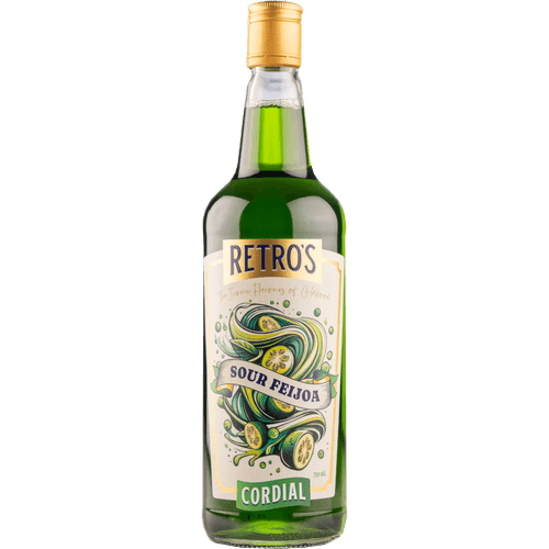 Retro Sour Feijoa Cordial