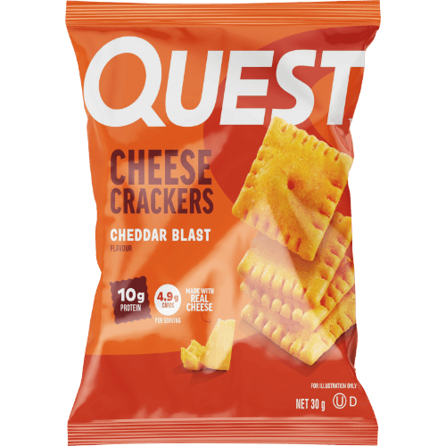Quest Cheddar Blast Cheese Crackers