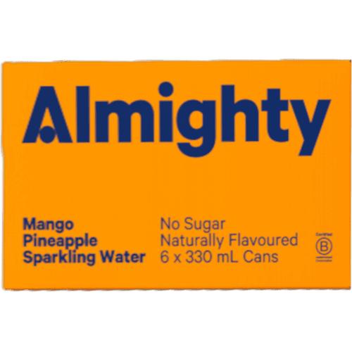 Almighty Mango Pineapple Sparkling Water