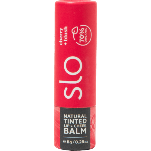 Slo Cherry & Blush Natural Tinted Lip + Cheek Balm