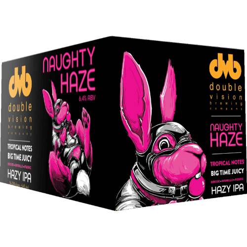 Double Vision Brewing Company Naughty Haze Hazy IPA