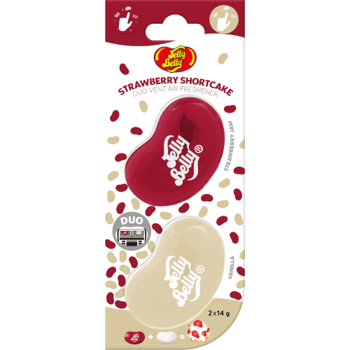 Jelly Belly Strawberry Shortcake Duo Vent Air Freshener