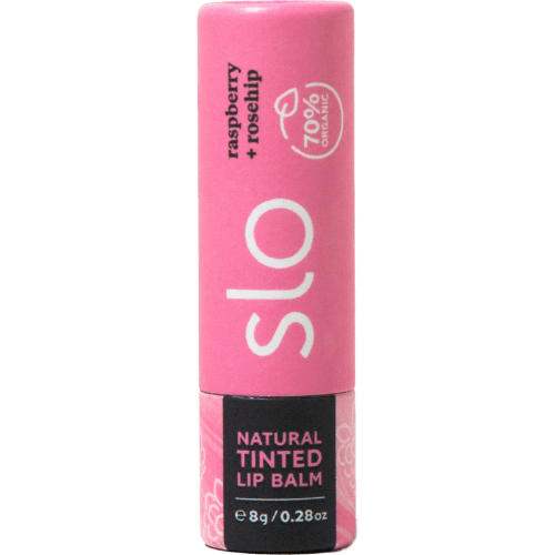 Slo Raspberry + Rosehip Tinted Lip Balm