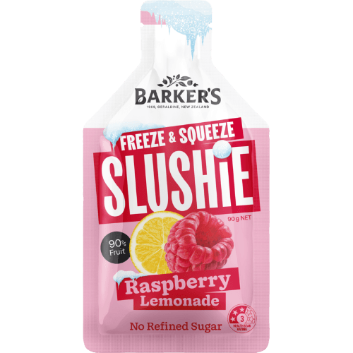 Barker's Raspberry Lemonade Fruit Slushie