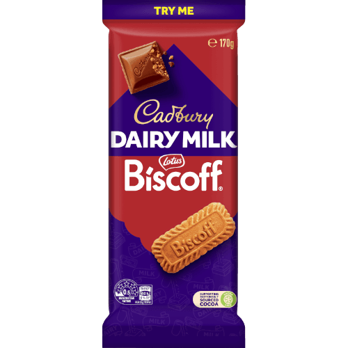 Cadbury Biscoff Chocolate Block