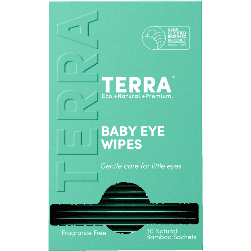 Terra Baby Bamboo Eye Wipes Sachets 30 pack